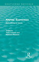 Book cover of: Keynes' Economics (Routledge Revivals). By: Tony Lawson