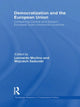 Book cover of: Democratization and the European Union. By: Leonardo Morlino