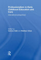 Book cover of: Professionalism in Early Childhood Education and Care. By: Carmen Dalli