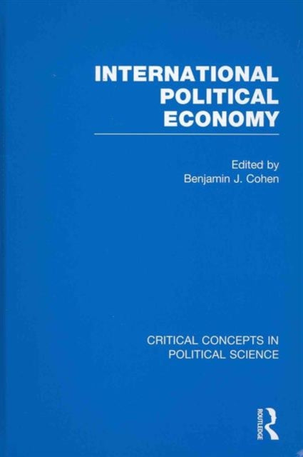Book cover of: International Political Economy. By: Benjamin J. Cohen