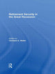 Book cover of: Retirement Security in the Great Recession. By: Christian E. Weller
