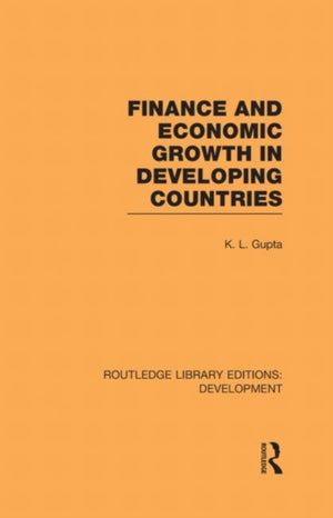 Finance and Economic Growth in Developing Countries