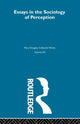 Book cover of: Essays on the Sociology of Perception. By: Mary Douglas