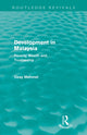 Book cover of: Development in Malaysia (Routledge Revivals). By: Ozay Mehmet
