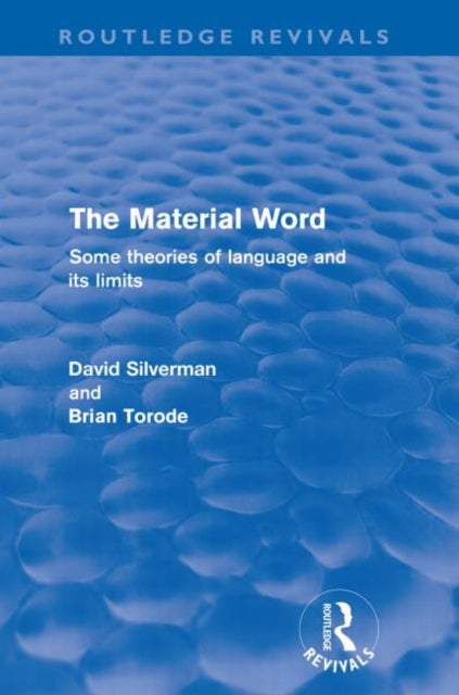 Book cover of: Material Word (Routledge Revivals). By: David Silverman
