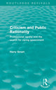 Book cover of: Criticism and Public Rationality. By: Harry W. Smart