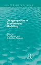 Book cover of: Disaggregation in Econometric Modelling (Routledge Revivals). By: Terry Barker
