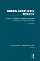 Book cover of: Greek Aesthetic Theory (RLE: Plato). By: J  G Warry