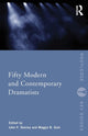 Book cover of: Fifty Modern and Contemporary Dramatists. By: Maggie B. Gale
