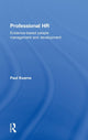 Book cover of: Professional HR. By: Paul Kearns