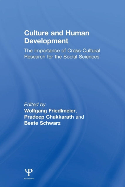 Book cover of: Culture and Human Development. By: Wolfgang Friedlmeier