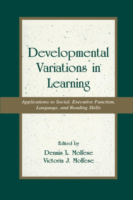 Book cover of: Developmental Variations in Learning