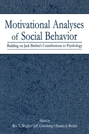 Motivational Analyses of Social Behavior