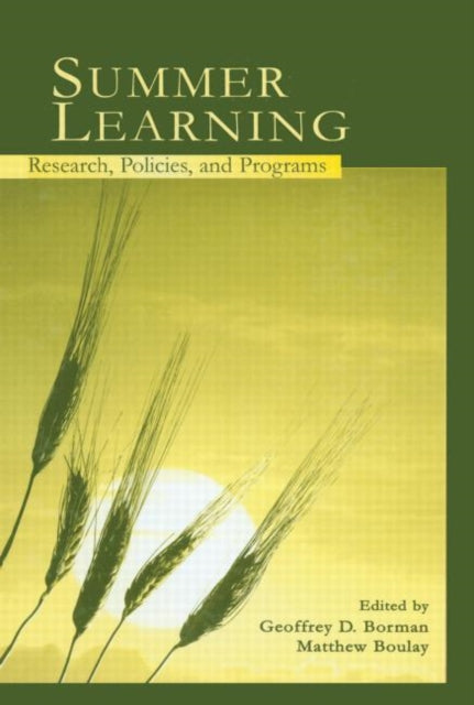 Book cover of: Summer Learning. By: Geoffrey D. Borman