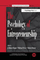 Book cover of: Psychology of Entrepreneurship. By: J. Robert Baum