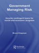 Book cover of: Government Managing Risk. By: Bruce Chapman