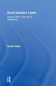 Book cover of: Good Leaders Learn. By: Gerard Seijts