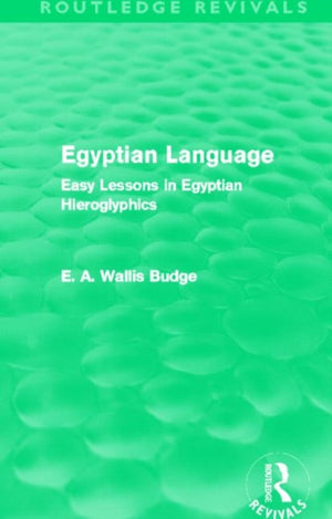 Egyptian Language (Routledge Revivals)