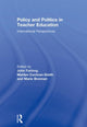 Book cover of: Policy and Politics in Teacher Education. By: John Furlong