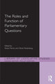 Book cover of: Roles and Function of Parliamentary Questions. By: Shane Martin