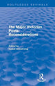Book cover of: Major Victorian Poets: Reconsiderations (Routledge Revivals)