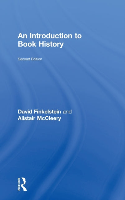 Book cover of: Introduction to Book History. By: David Finkelstein