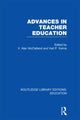 Book cover of: Advances in Teacher Education (RLE Edu N). By: V. A. McClelland