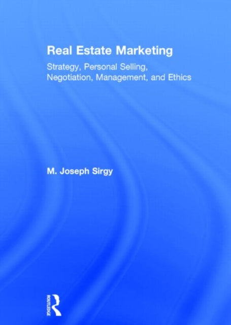 Book cover of: Real Estate Marketing. By: M. Joseph Sirgy
