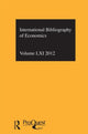 Book cover of: IBSS: Economics: 2012 Vol.61. By: British Library of Political and Economic Science Staff