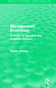 Book cover of: Management Principles (Routledge Revivals). By: Walter Puckey