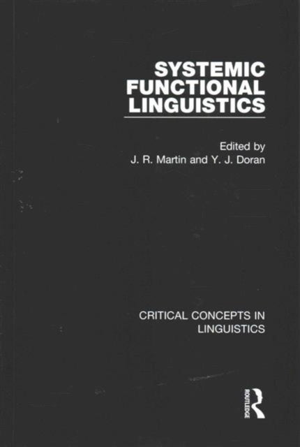 Book cover of: Systemic Functional Linguistics. By: Y. J. Doran