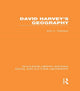 Book cover of: David Harvey's Geography (RLE Social & Cultural Geography). By: John L. Paterson