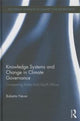 Book cover of: Knowledge Systems and Change in Climate Governance. By: Babette Never
