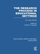 Book cover of: Research Process in Educational Settings (RLE Edu L). By: Robert G. Burgess