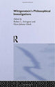Book cover of: Wittgenstein's Philosophical Investigations