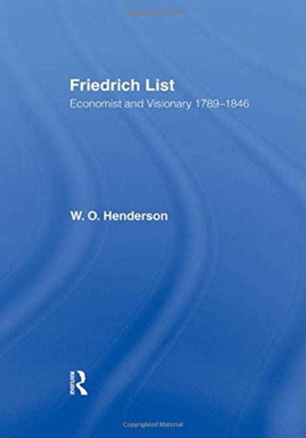 Book cover of: Friedrich List. By: William Henderson