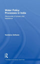 Book cover of: Water Policy Processes in India. By: Vandana Asthana