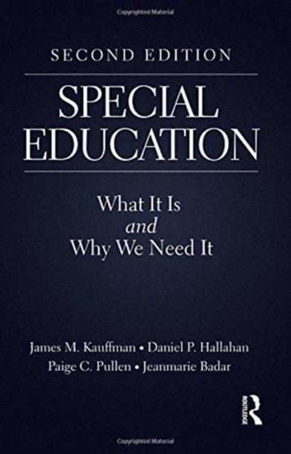 Book cover of: Special Education. By: James M. Kauffman