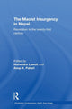 Book cover of: Maoist Insurgency in Nepal. By: Mahendra Lawoti