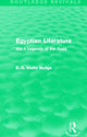 Book cover of: Egyptian Literature (Routledge Revivals)