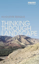Book cover of: Thinking through Landscape