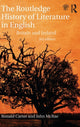 Book cover of: Routledge History of Literature in English. By: Ronald Carter