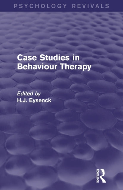 Case Studies in Behaviour Therapy