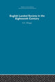 Book cover of: English Landed Society in the Eighteenth Century. By: Mingay, G. E.