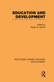 Book cover of: Education and Development. By: Roger M. Garrett