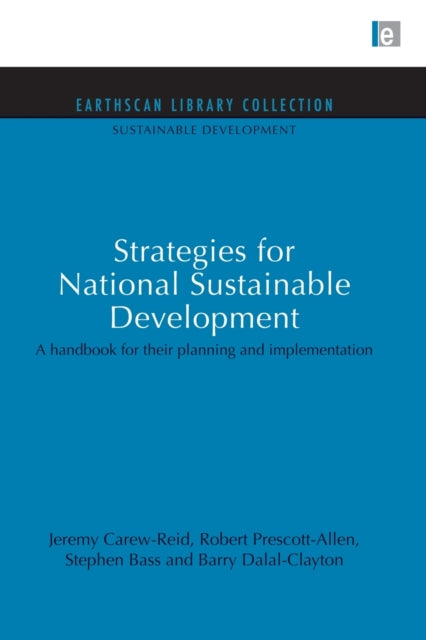 Book cover of: Strategies for National Sustainable Development. By: Jeremy Carew-Reid