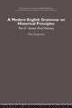 Book cover of: Modern English Grammar on Historical Principles. By: Otto Jespersen