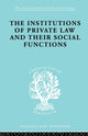 Book cover of: Inst Of Private Law Ils 208