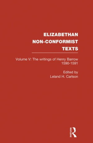 Writings of Henry Barrow, 1590-91