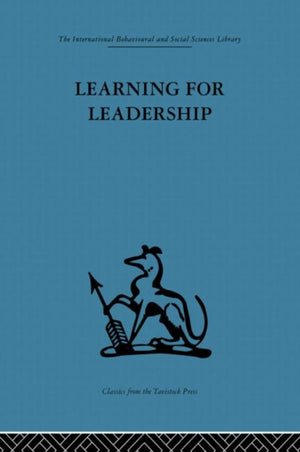 Learning for Leadership